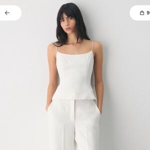 Aritzia Altar Bustier - Crepette™ in birch NWT